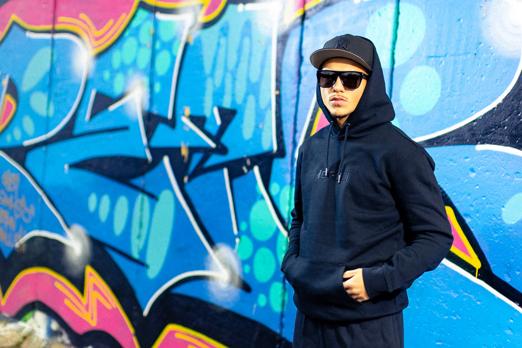 Brudi Kapuzensweatshirt "black"
