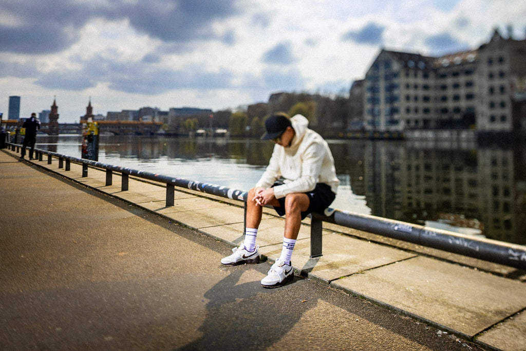 Brudi Kapuzensweatshirt "beige"