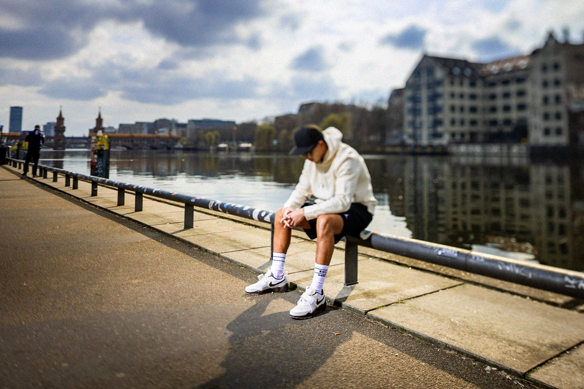 Brudi Kapuzensweatshirt "beige"