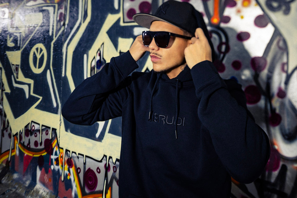Brudi Kapuzensweatshirt "black"