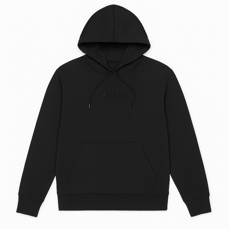 Brudi Kapuzensweatshirt "black"