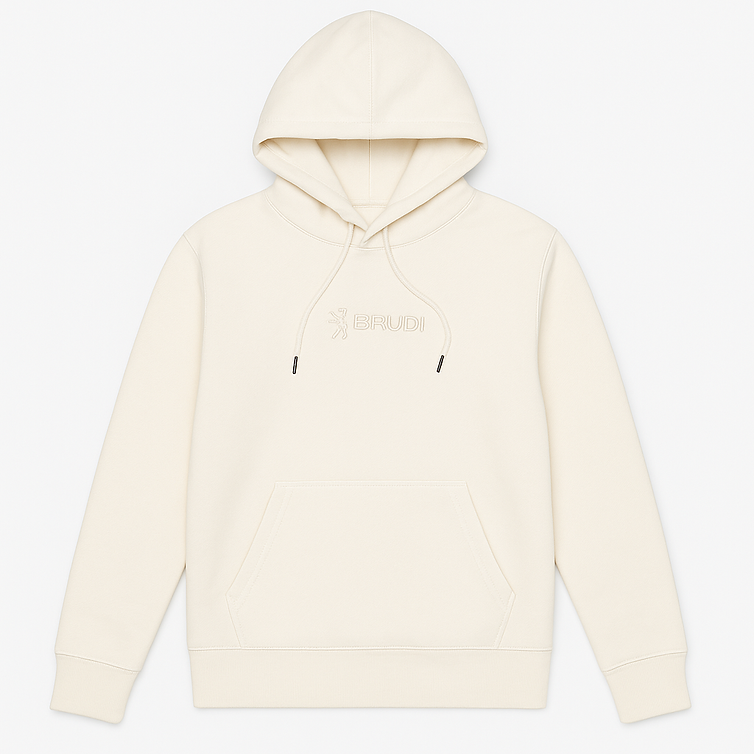 Brudi Kapuzensweatshirt "beige"